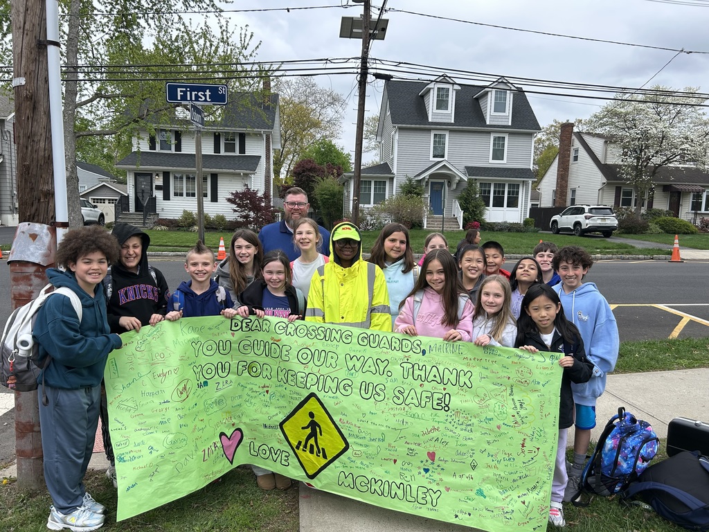 Thank you McKinley Crossing Guards!