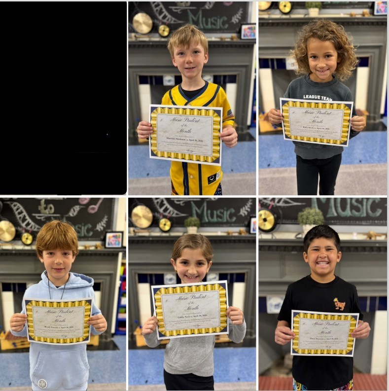 Music students of the month