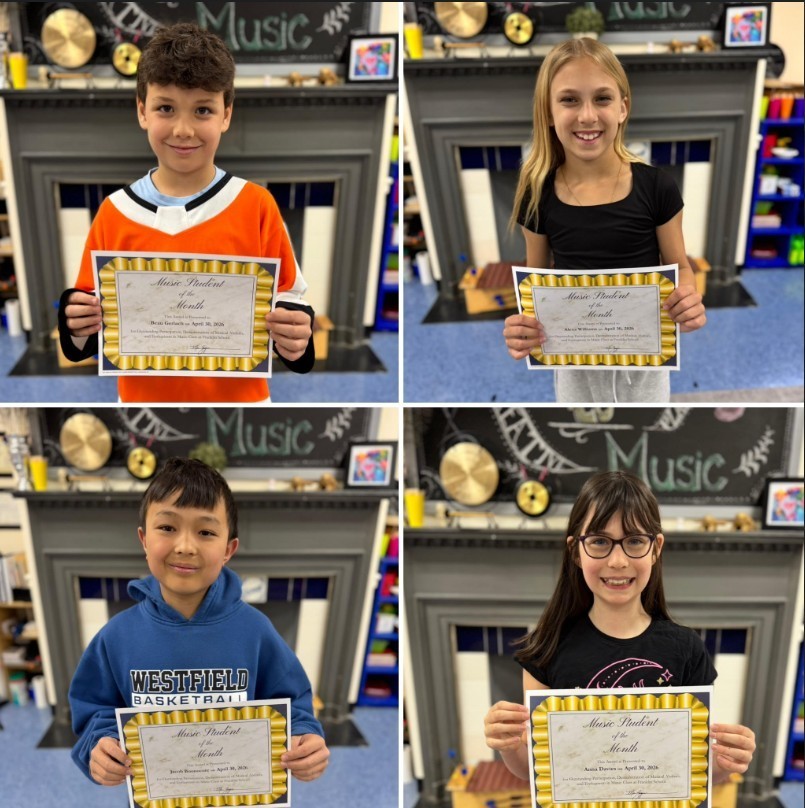 Music students of the month