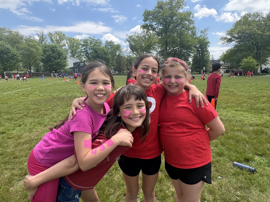 Students having fun at Field Day.