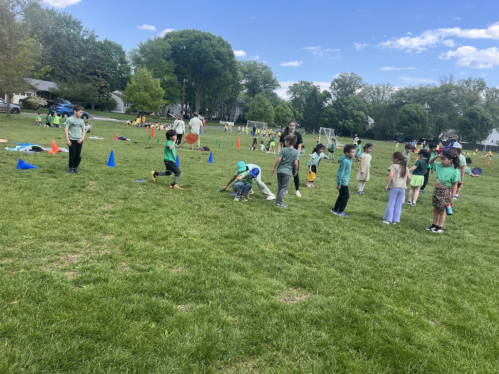 Students having fun at Field Day.