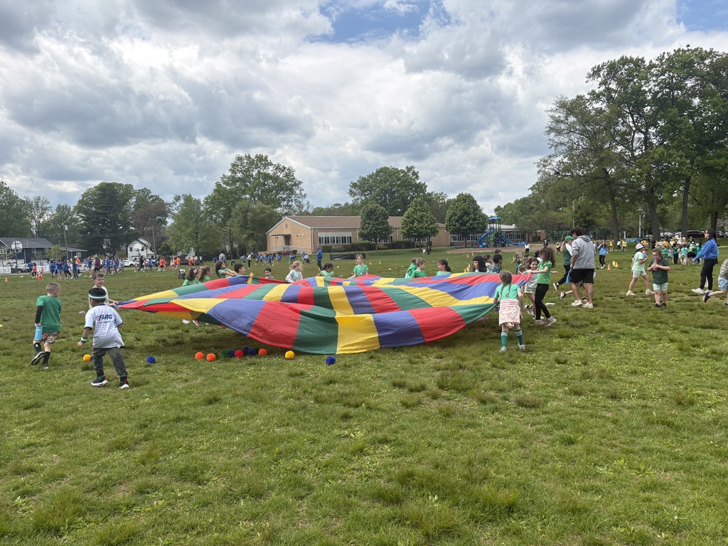 Students having fun at Field Day.