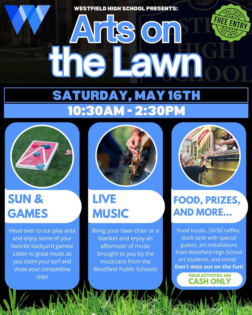 Arts on the Lawn flyer