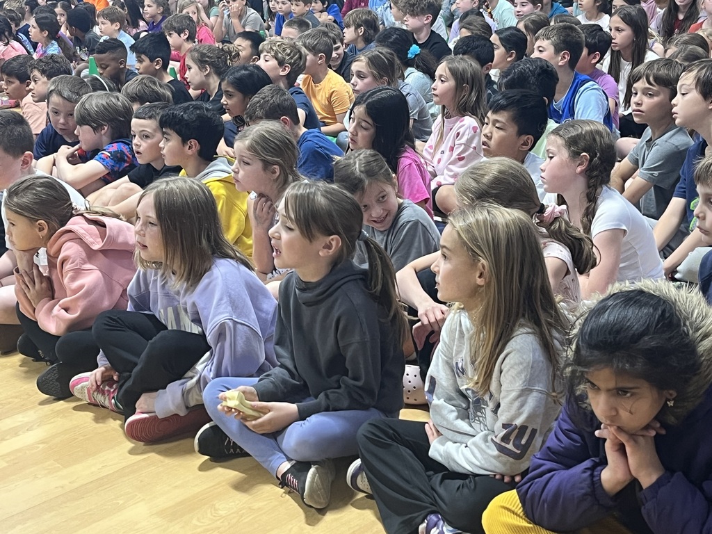 Students enjoying the performance