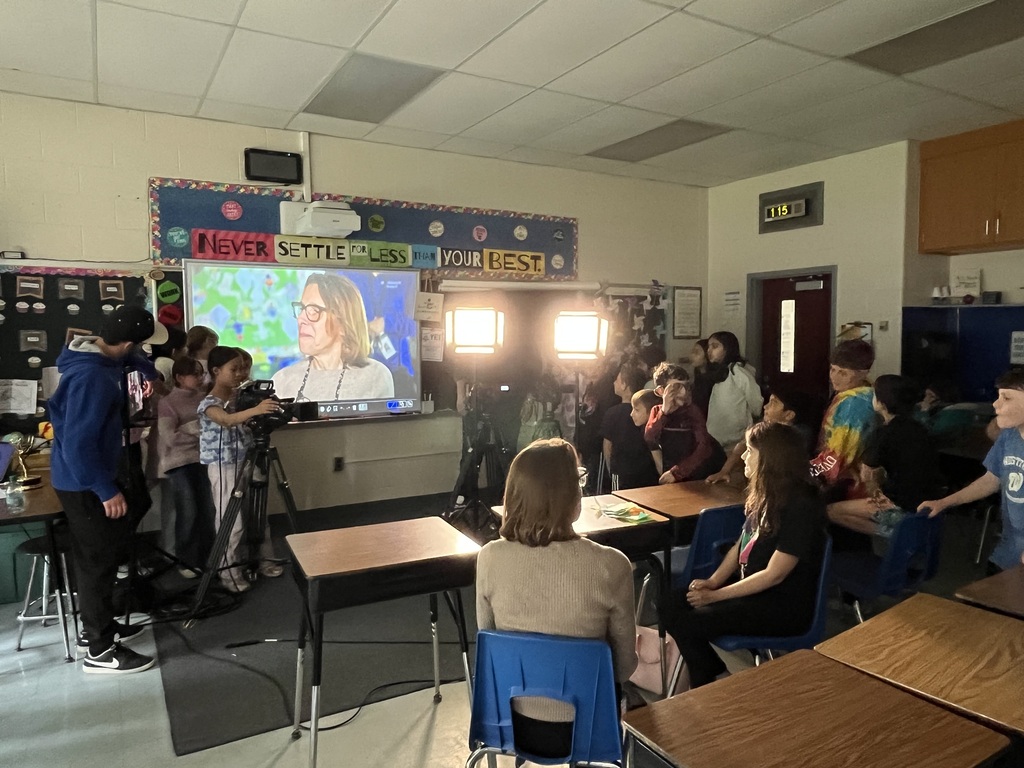 Students are excited for the interview.