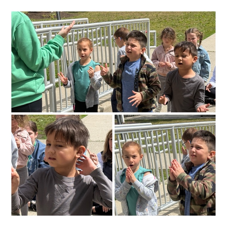 students practice for the upcoming kindergarten celebration