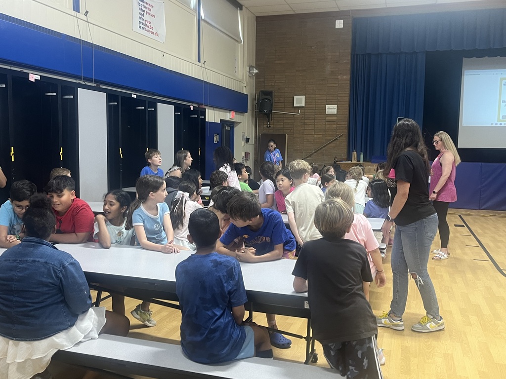 Students answer questions based on what they learned