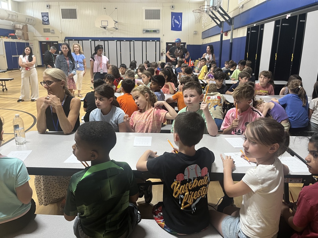 Students playing bingo