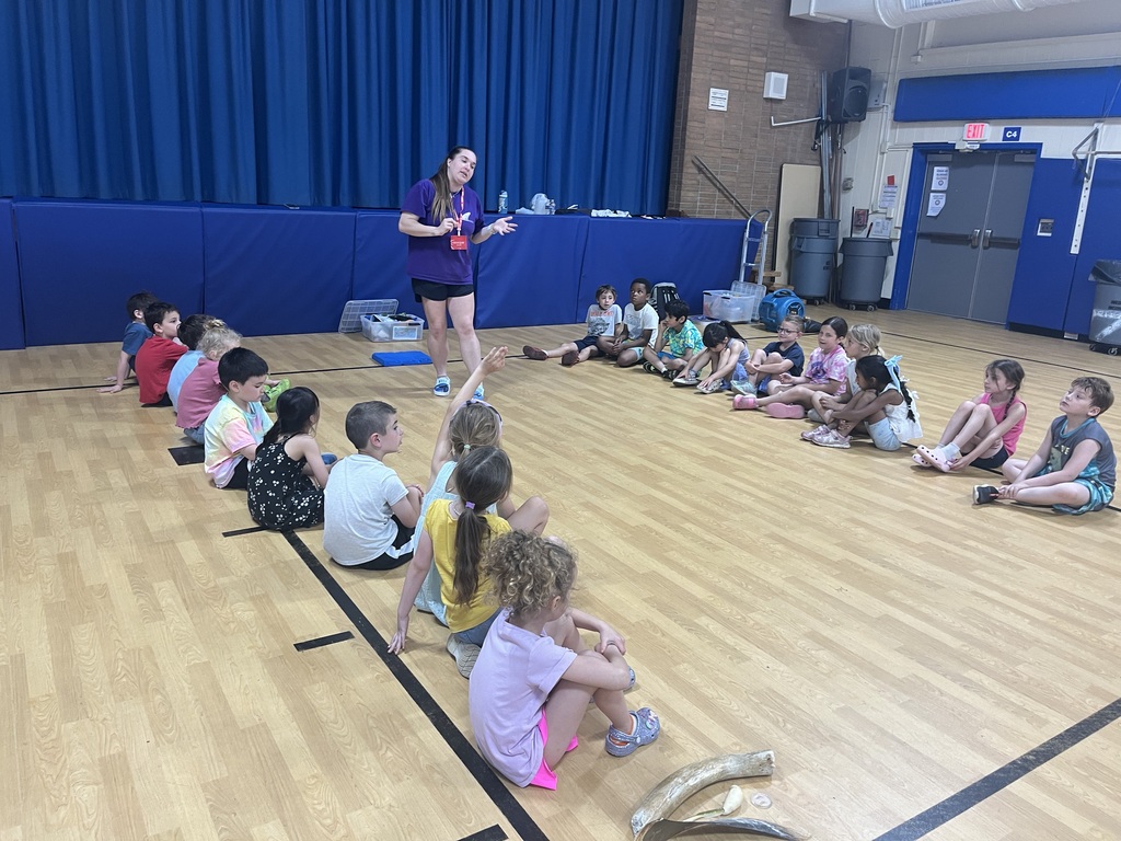 Students learning about whales and their habitats