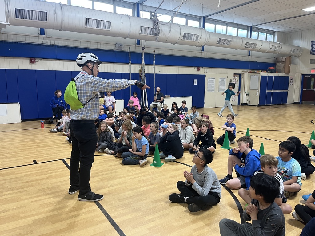 Presenter shares the importance of riding with a helmet.