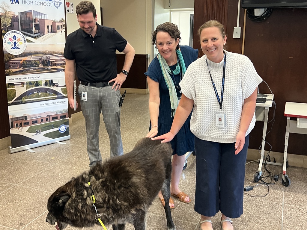 Wolves visit  WHS