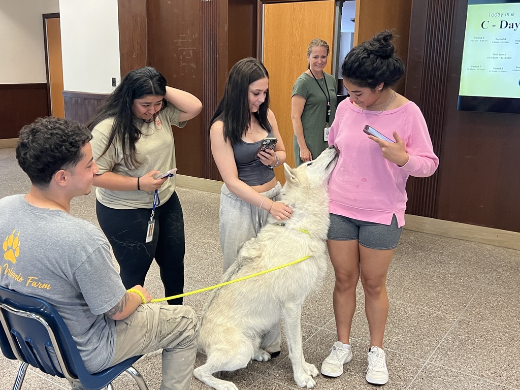 Wolves visit  WHS