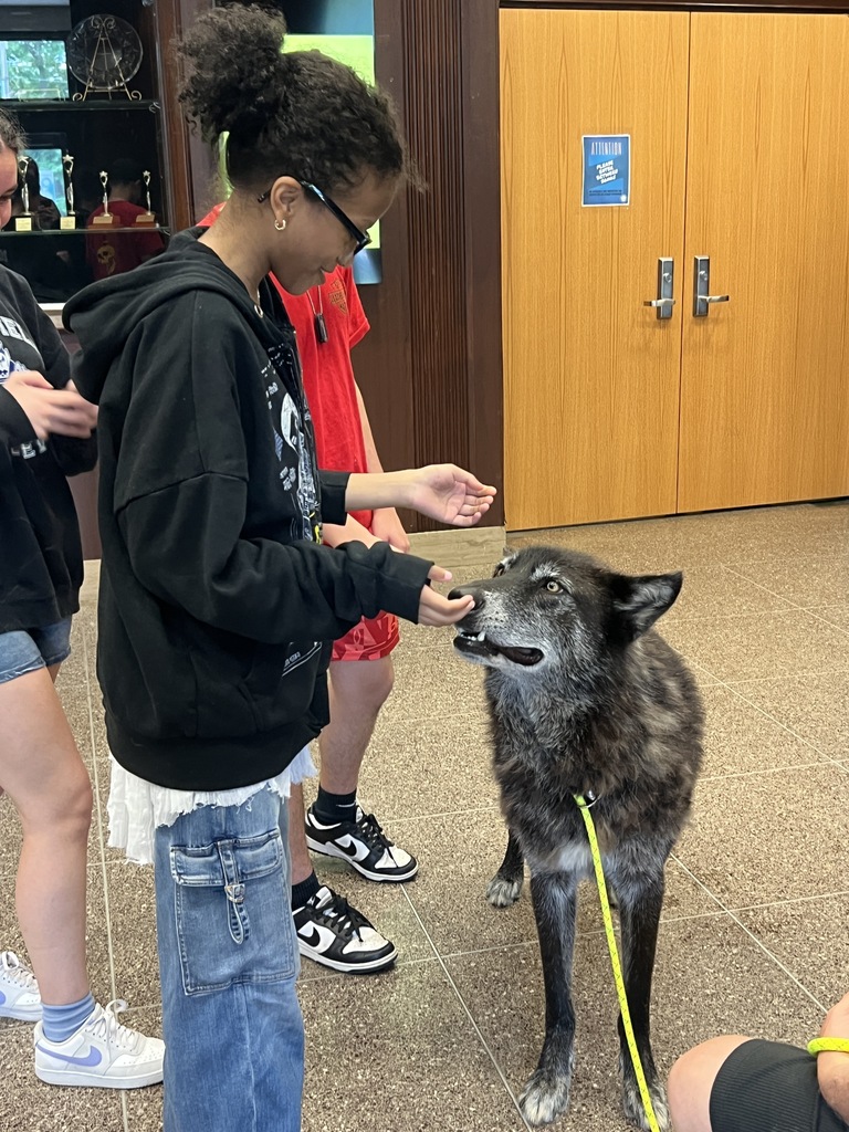 Wolves visit  WHS