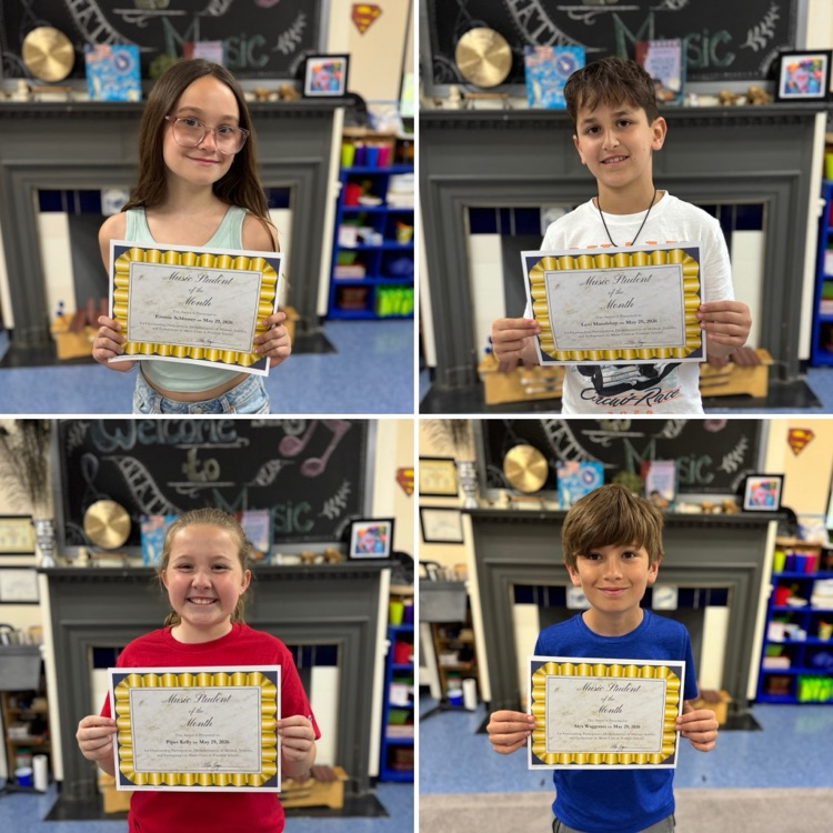 music students of the month