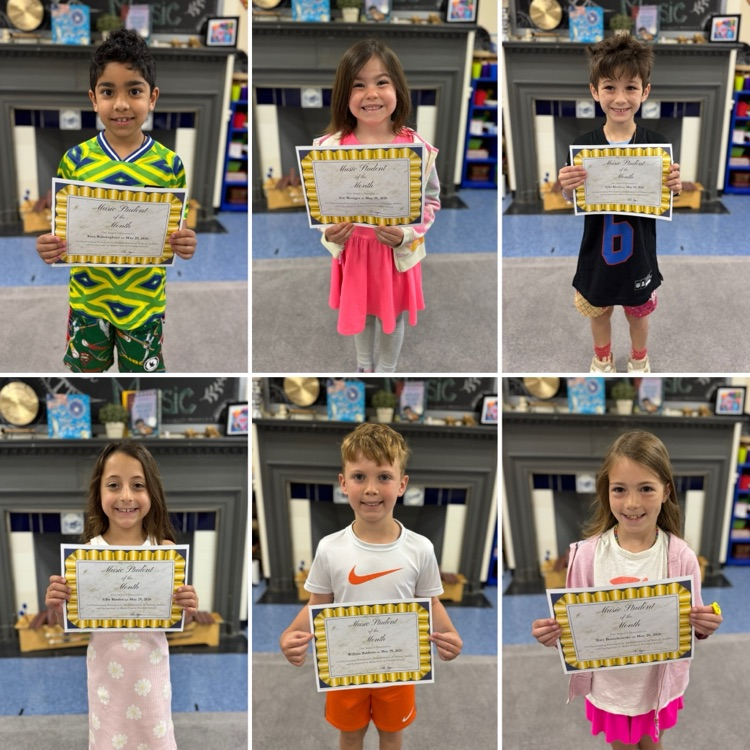 music students of the month