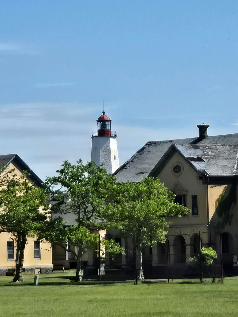 The lighthouse at Sandy Hook.