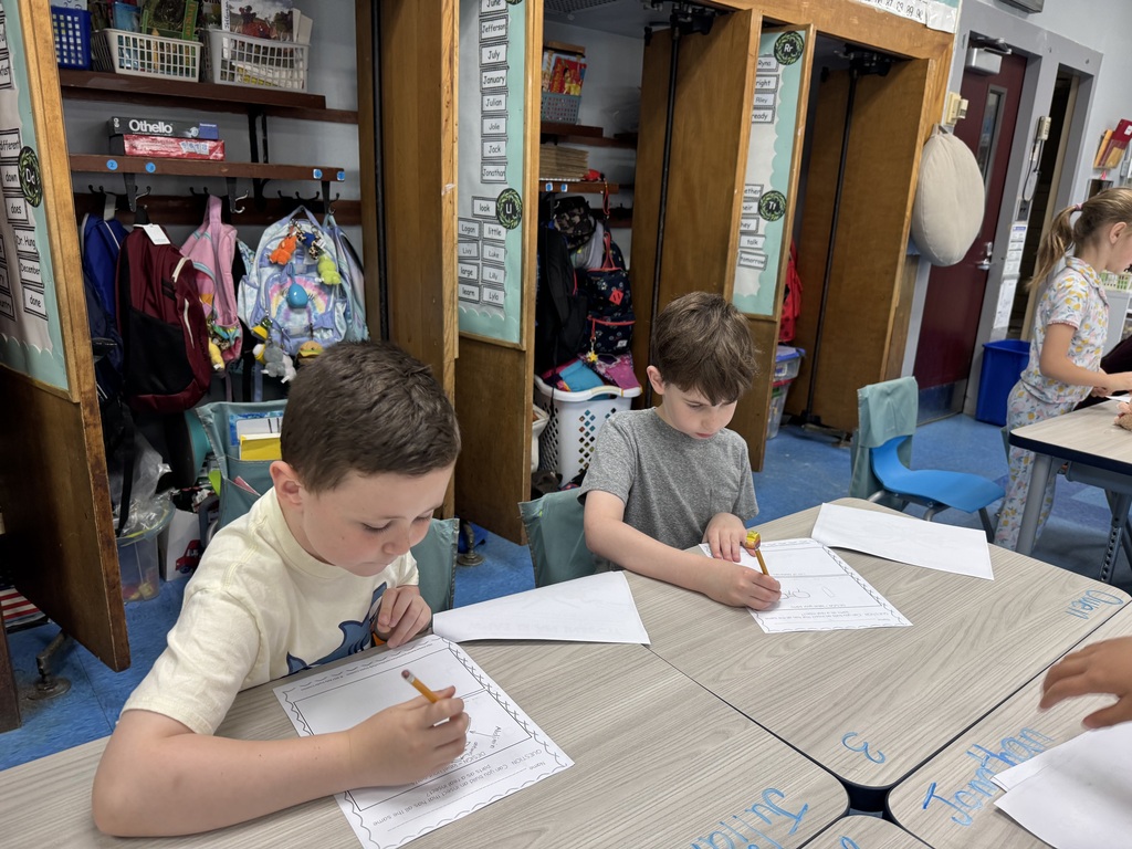 Students designing their insect.