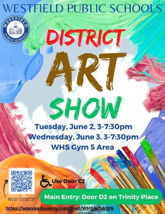 Poster for district art show