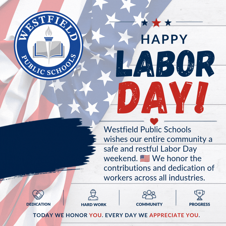 Labor Day: District Closed Graphic