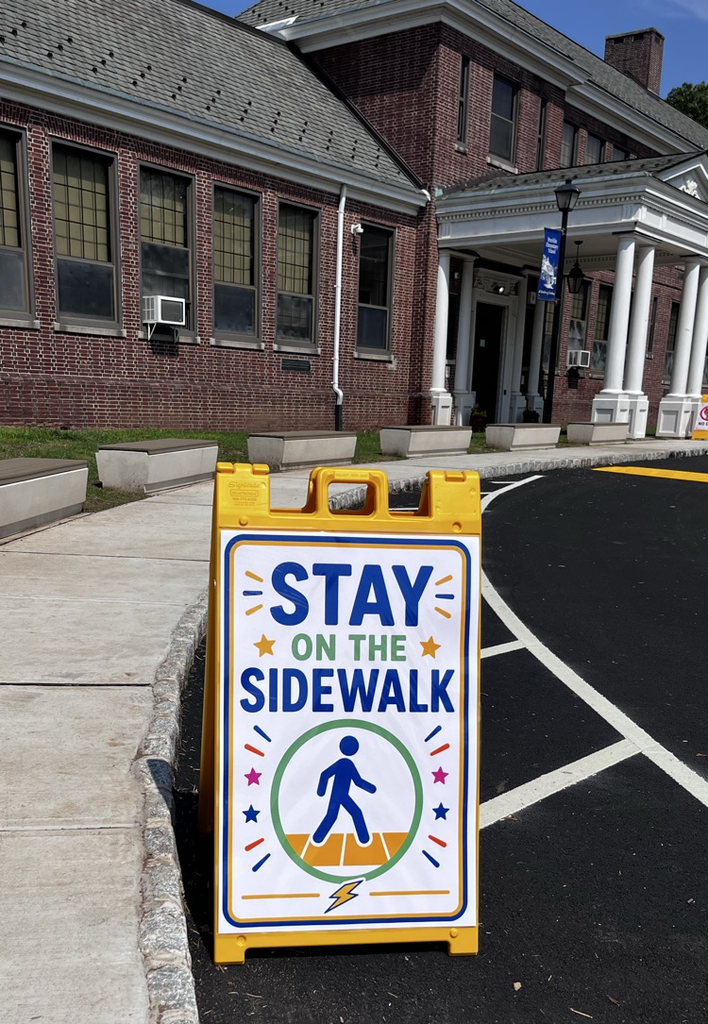 welcome back and arrival signage