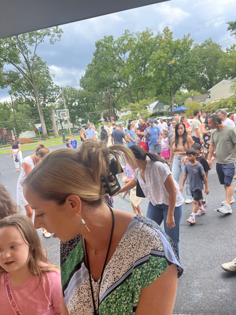 Students and families excited to enter for the Meet and Greet