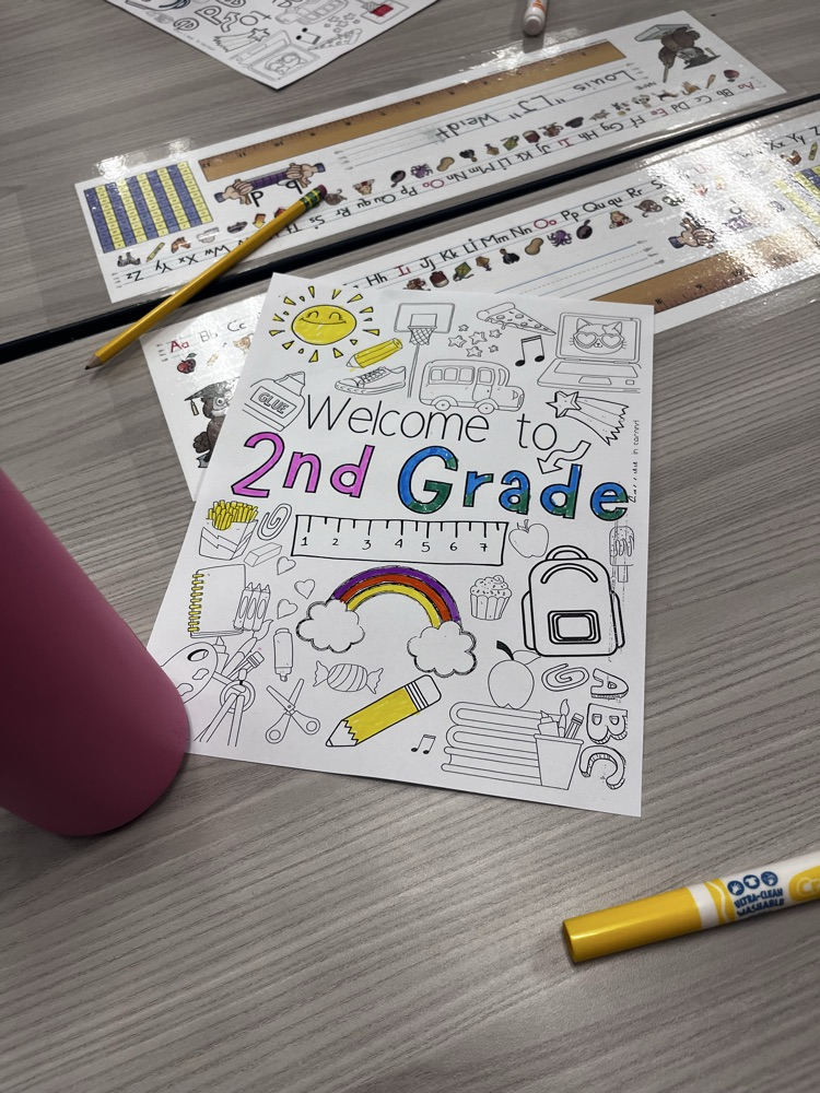 students starting their day in classrooms