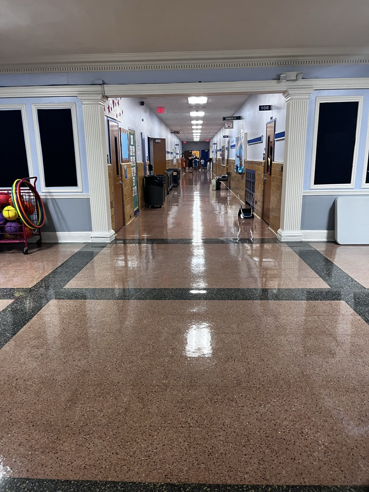 students starting their day in classrooms