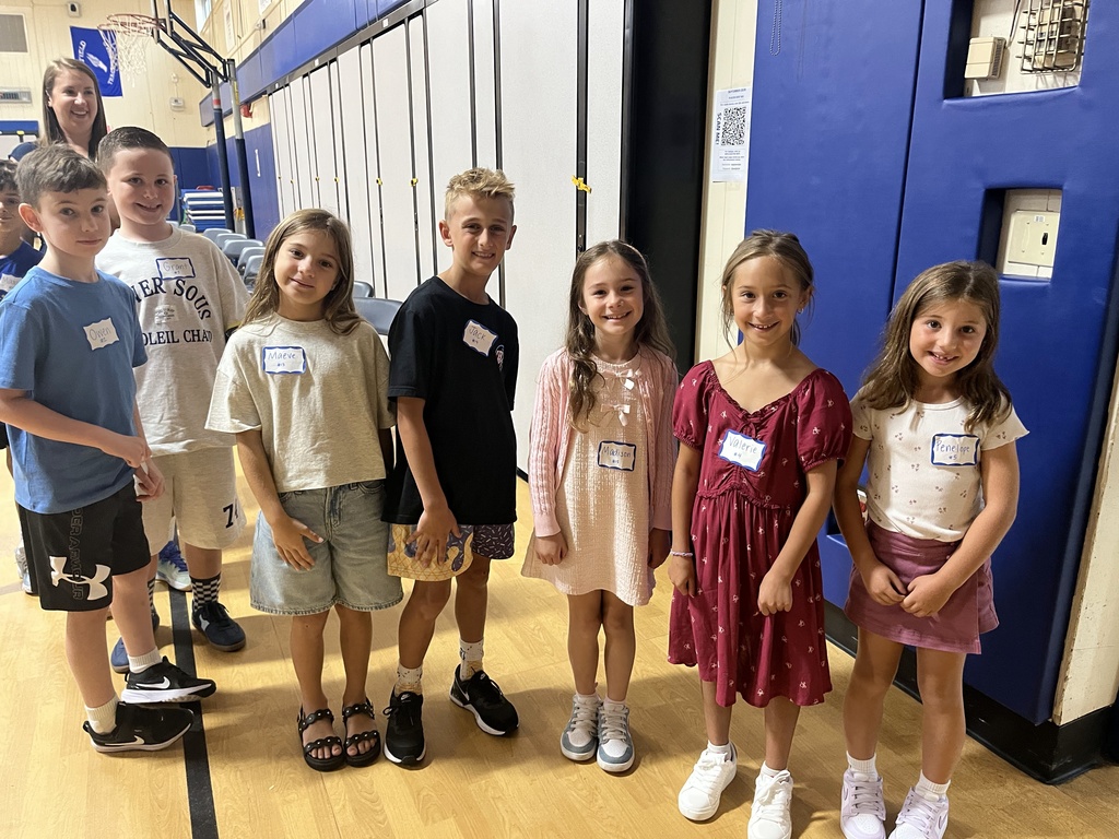 Students are happy to be in 3rd grade.