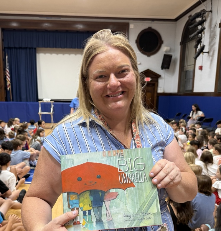 teacher with book