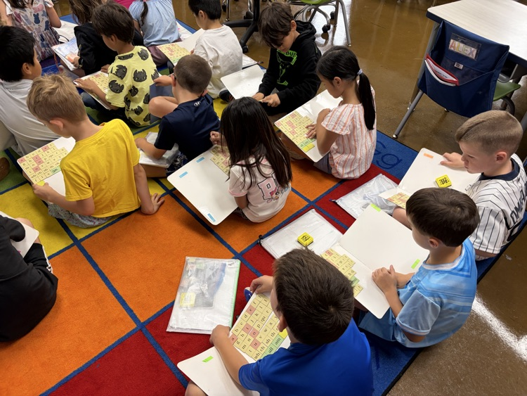 students working