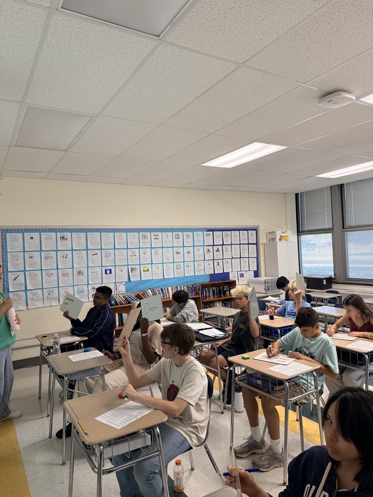 a class of students