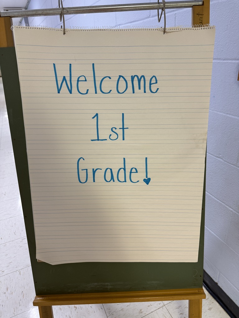 sign "welcome 1st grade"