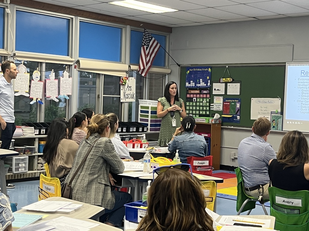 Teacher presentation in the classroom