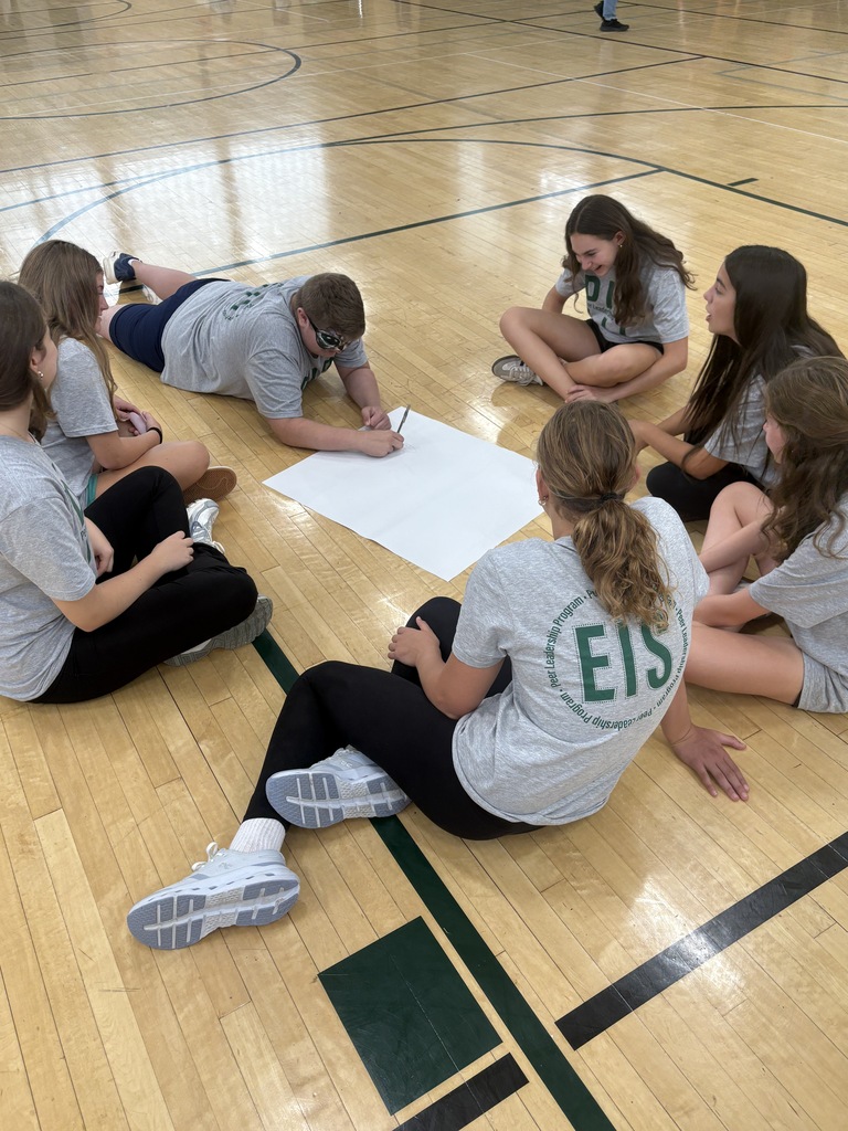 Peer leaders completing leadership activities