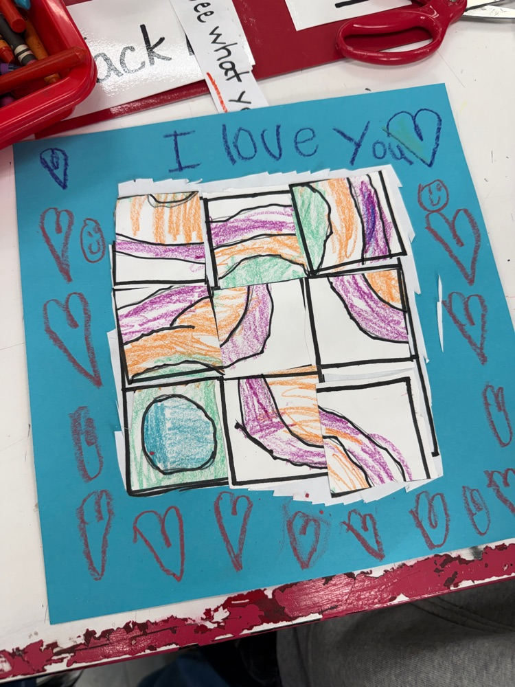 students engagement in first grade art lesson