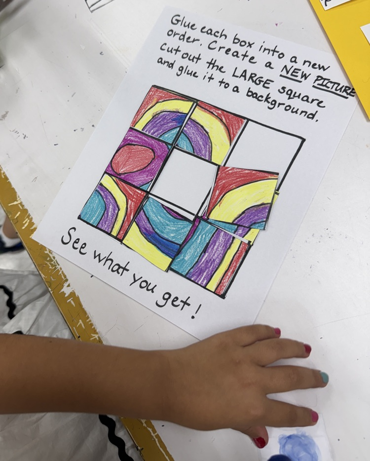 students engagement in first grade art lesson