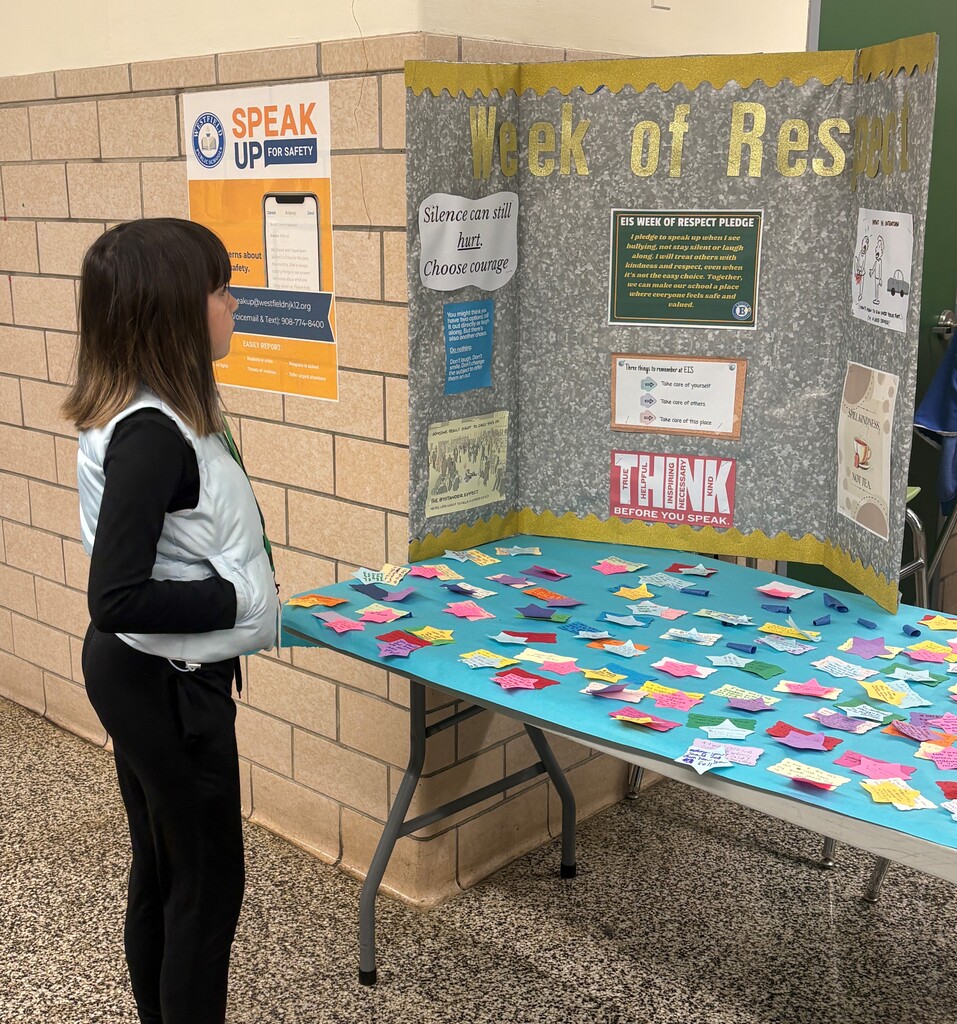 Students participating in Week of Respect activities