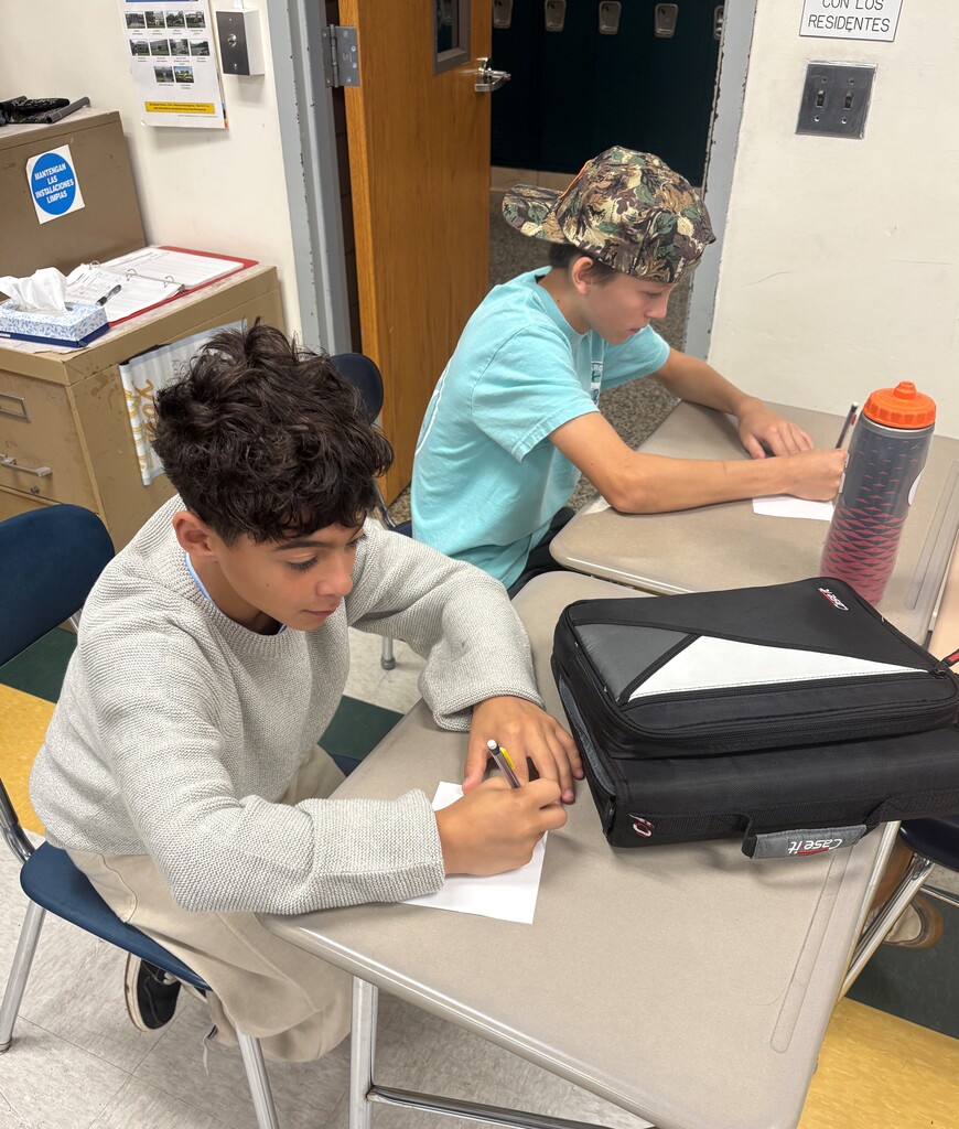 Students participating in lesson