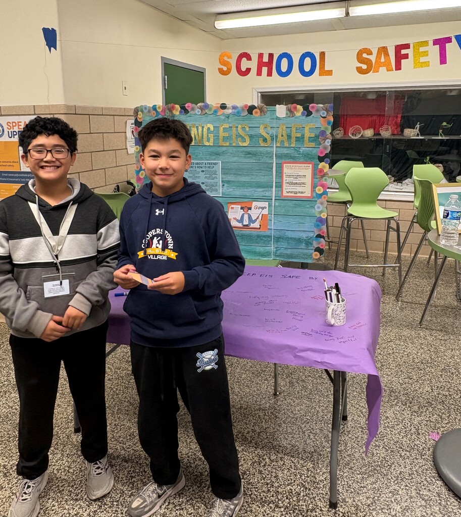 Students participating in Safe Schools activities