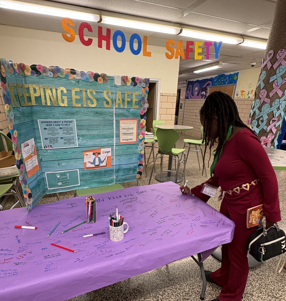 Students participating in Safe Schools activities