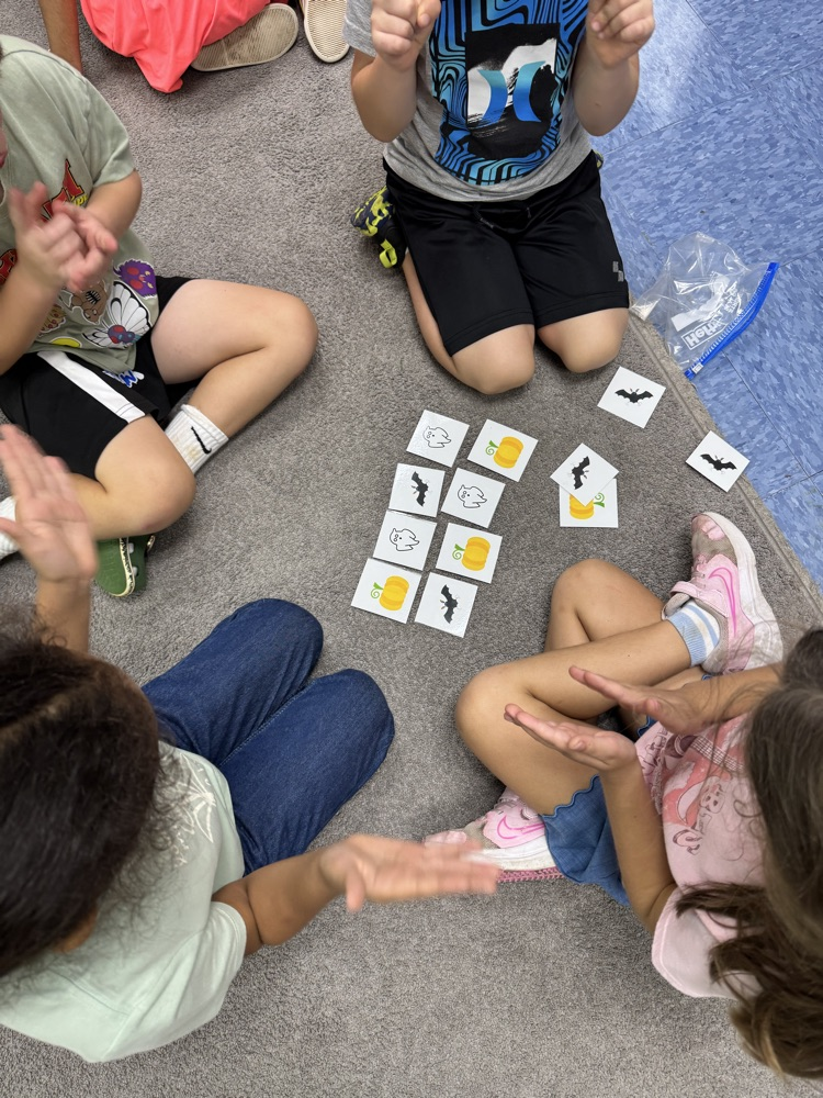 Here are some spooky music activities from Mr. Geyer’s music classes. From composing Halloween rhythms, to dancing to Thriller with LED lights, to playing boomwhackers with our play along songs.
