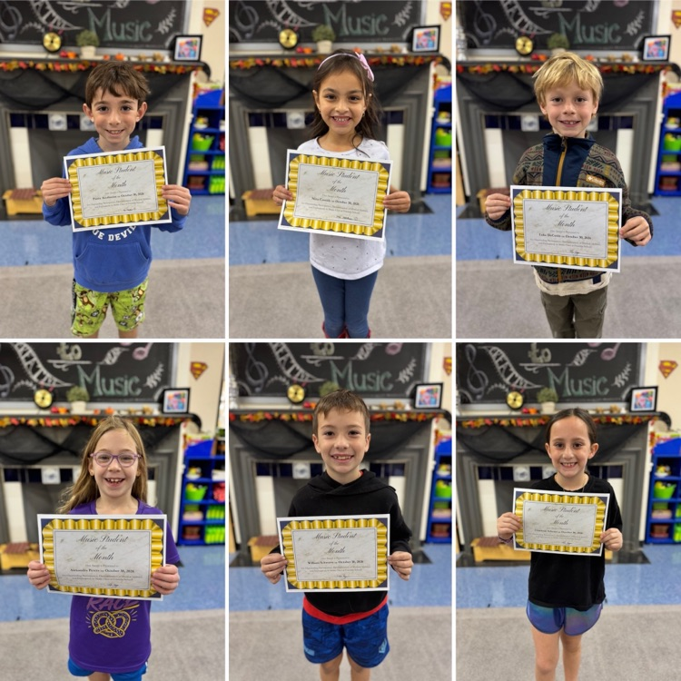 music students of the month 