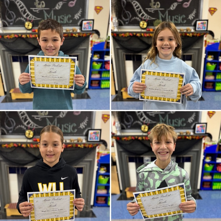 music students of the month 
