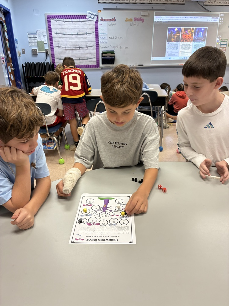 Halloween math games 