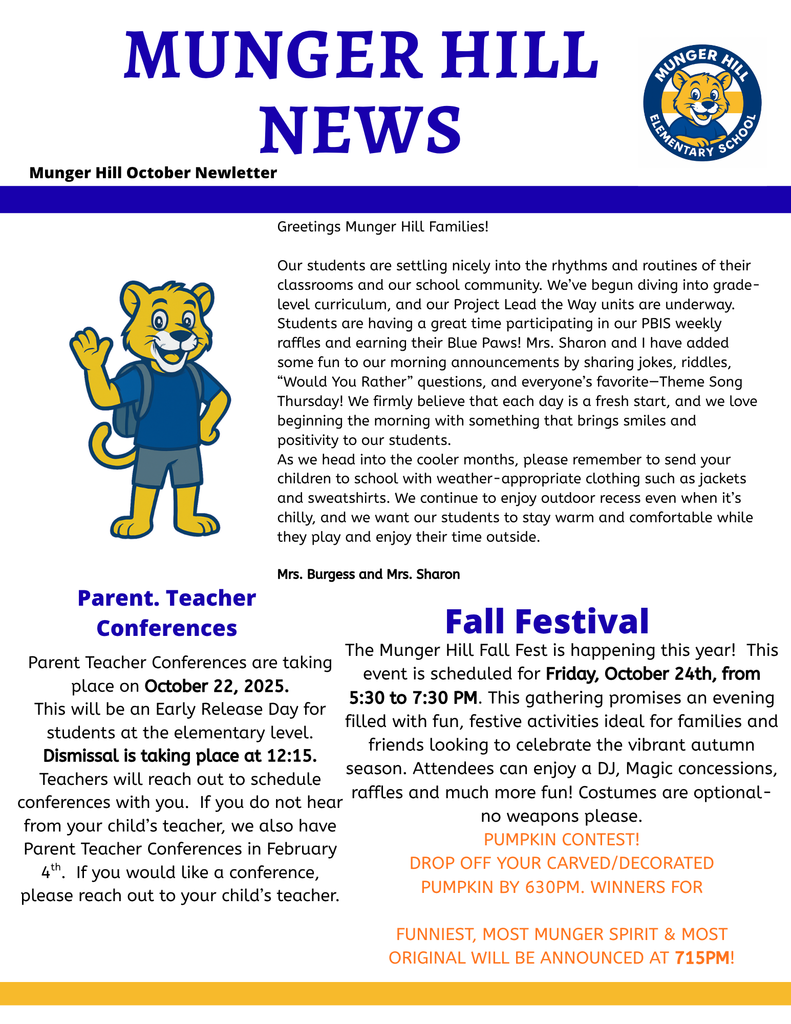 October Newsletter