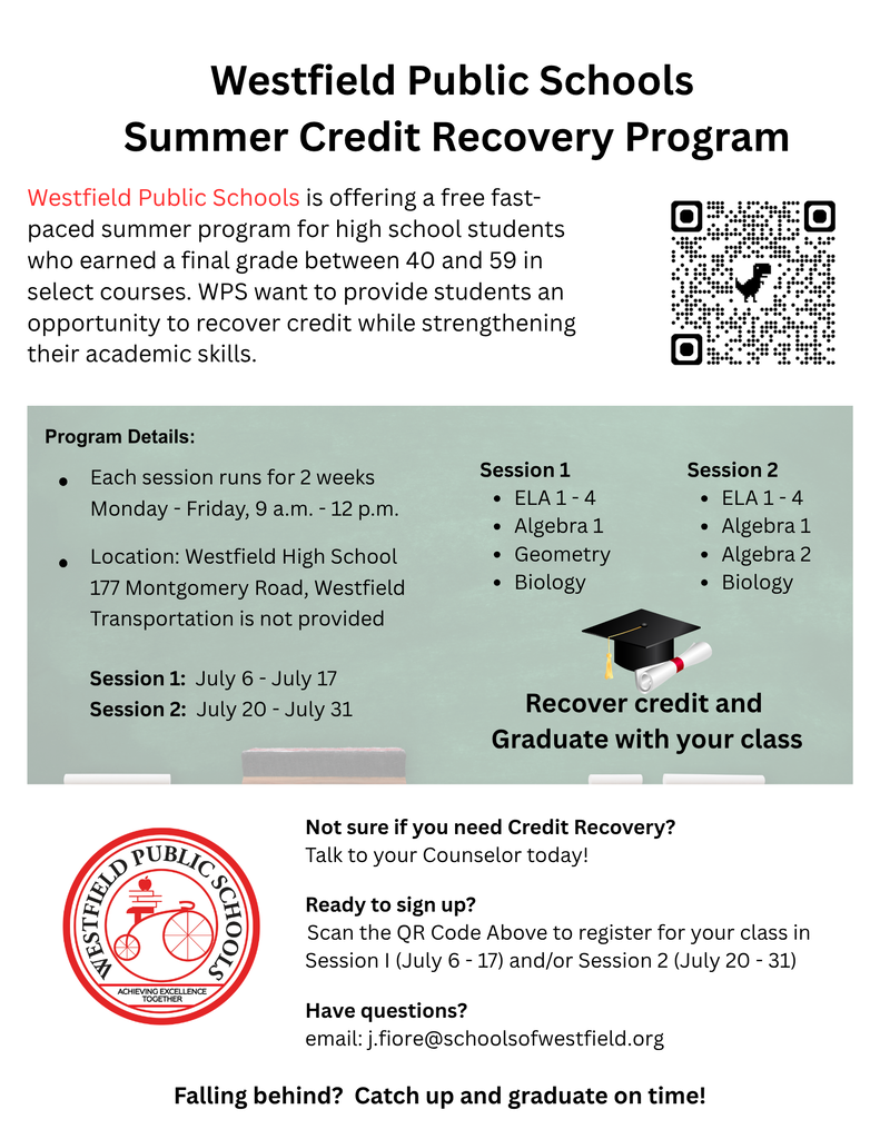 Summer Credit Recovery Program