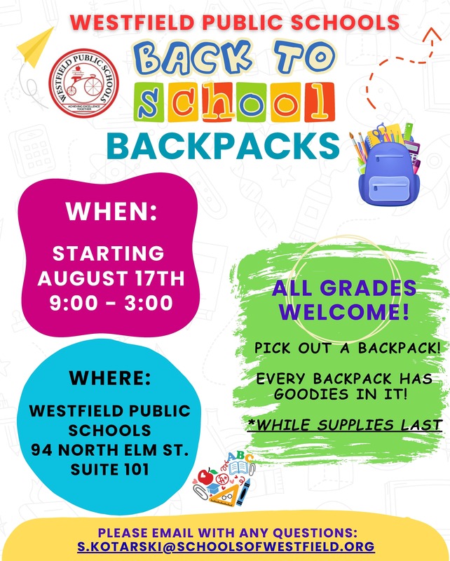 WPS Back to Schoo Backpacks