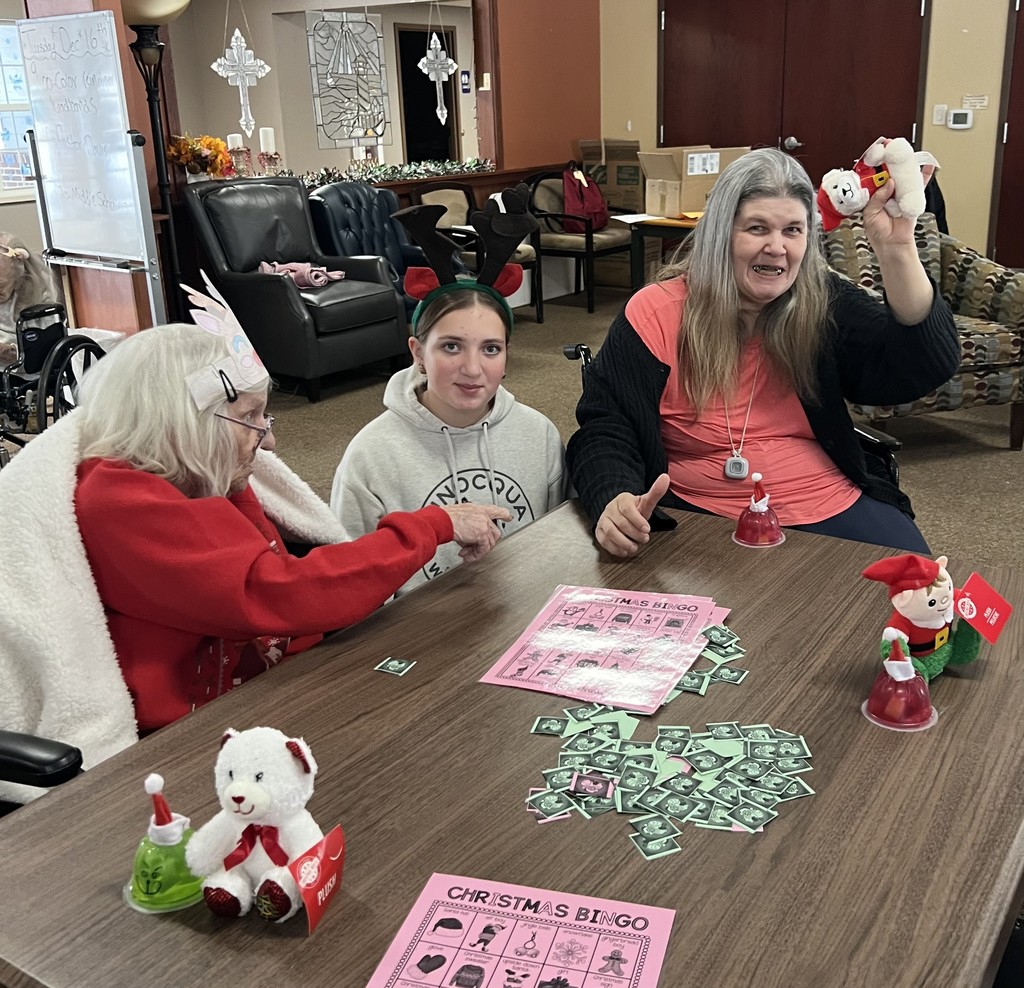 Student council visits Lily Meadows