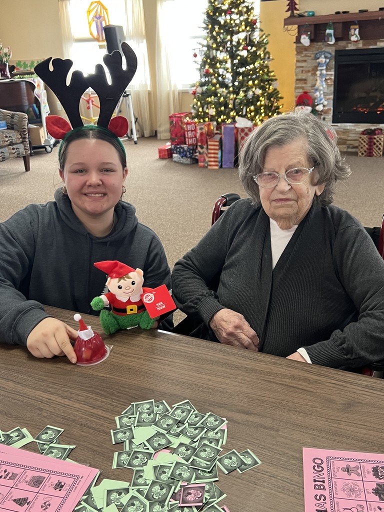 Student council visits Lily Meadows
