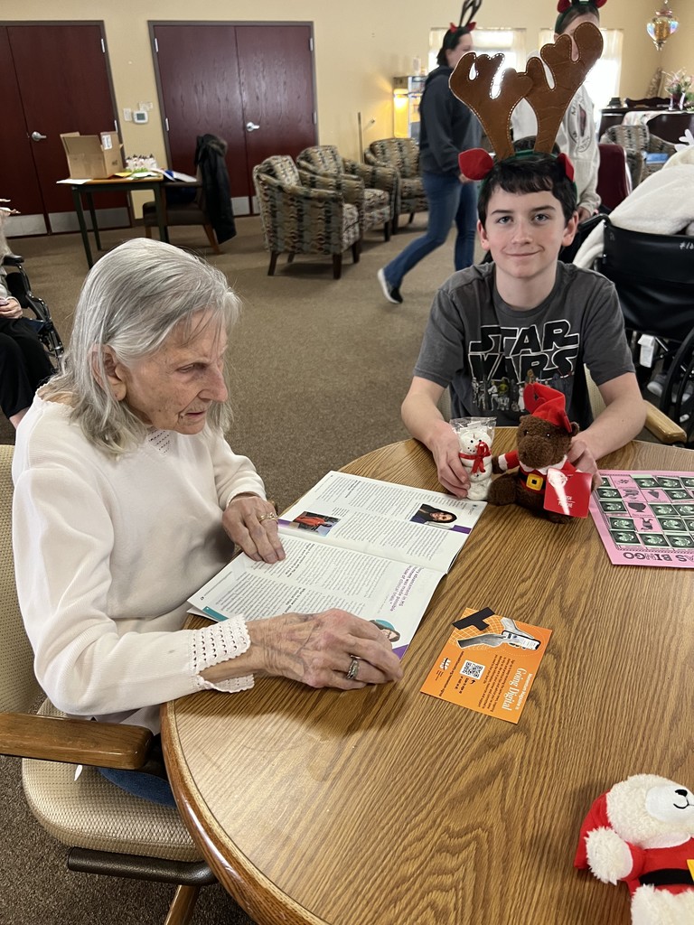 Student council visits Lily Meadows